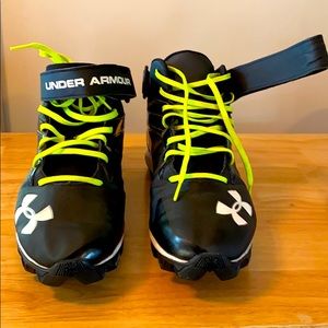 Under Armor RM Crusher Black Football Cleats